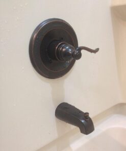 Delta Faucet Windemere 14-Series Tub and Shower Faucet Set, Shower Handle, Oil Rubbed Bronze Shower Faucet, Delta Shower Trim Kit, Oil Rubbed Bronze BT14496-OB (Valve Not Included) Without Rough Tub/Shower Faucet 38 61YVSz4n6NL