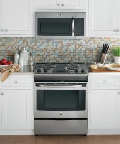 Alternative view of GE JVM3160RFSS 30" Over-the-Range Microwave Oven in Stainless Steel