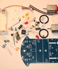 MiOYOOW Practice Soldering Learning Electronics Kit Smart Car Soldering Project Kits Line Following Robot Beginners DIY Electronics Education School Competition W/English Manual 1 Pack-soldering Tracking Car(dc Motor) 46 61YVsmWIZxL