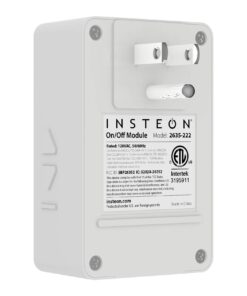 Insteon Smart On/Off Plug-in Module, 2635-222 - Insteon Hub required for voice control with Alexa & Google Assistant 17 61YXBNehfLL