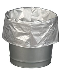 Justrite 26827 Aluminum/Polyethylene Disposable Bucket Liner with Twist-Tie, For Smoking Receptacles (Pack of 10) 8 61YXtnxzh0L