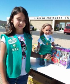 Emily Rose 18 Inch Doll Jr Junior Girl Scout Inspired Uniform Clothes Outfit | Gift-Boxed! | Compatible with 18" American Girl Dolls 34 61YZAgCXoL