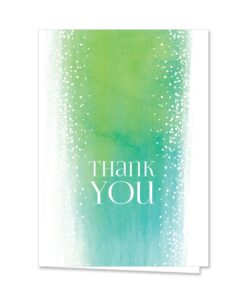 Ombre Watercolor Thank You Note Cards / 36 Greeting Card Set With Envelopes / 6 Colorful Thank You Designs Ombre Watercolor 24 61YZGJs8hxL