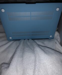 MOSISO Compatible with MacBook Air 13 inch Case (Models: A1369 & A1466, Older Version 2010-2017 Release), Protective Plastic Hard Shell Case & Keyboard Cover & Screen Protector, Airy Blue 41 61YbrurUpdL