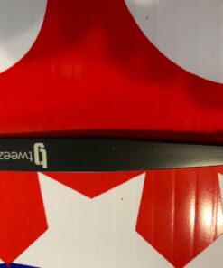 Tweezer Guru Tweezers for Women - Slant Pointed Precision Tweezers for Eyebrows & Ingrown Hair Removal - Blackhead and Splinter Tweezer with Sharp Needle Nose Point for Plucking (Black) 1 Count (Slant) Black 34 61YdKWh7DIL