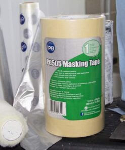 IPG PG505, 1-Day Masking Tape, 1.41" x 60 yd, Tan, (6-Pack) 8 61Ydl6dkD1L