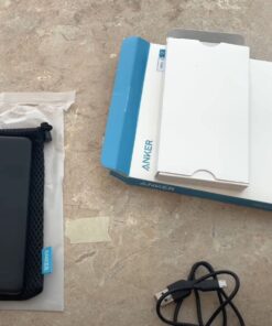 Anker Portable Charger, Power Bank, 10,000 mAh Battery Pack with PowerIQ Charging Technology and USB-C (Input Only) for iPhone 15/15 Plus/15 Pro/15 Pro Max, iPhone 14/13 Series, Samsung Galaxy Black 46 61Yen0 8E L