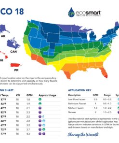 Alternative view of EcoSmart ECO 18 Electric Tankless Water Heater, 18 KW at 240 Volts with Patented Self Modulating Technology , 17 x 14 x 3.5