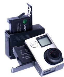 Smatree Battery (3 Pack) and 3-Channel Charger Compatible for Gopro Hero 4 (NOT for Hero 5) 32 61Yh68nOPzL