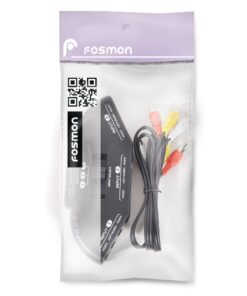 Fosmon A1602 RCA Splitter with 3-Way Audio, Video RCA Switch Box + RCA Cable for Connecting 3 RCA Output Devices to Your TV 24 61YhWtwSHJL