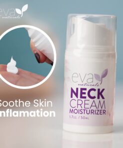 Eva Naturals Neck Firming Cream Firming Neck Cream for Tightening and Wrinkles - Tightening Lifting Sagging Skin - Skin Tightening Cream For Face and Double Chin (1.7 oz) 24 61Yi6eEwqRL