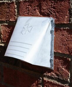 Alternative view of Builder's Best 110889 Thru-wall Dryer Vent Hood, 4", Galvanized