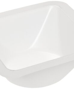 Anti-Static Weigh Boats with Flat Bottom and Rounded Corners, Medium-Sized, 85 mL Capacity, Square-Shaped, Polystyrene, Disposable, White (Pack of 500) Medium, Antistatic 85mm Length x 85mm Width x 24mm Dept