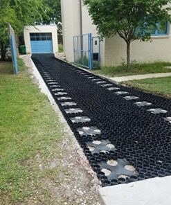 TRUEGRID | Deco Permeable Pavers | Designed as Driveway Pavers, Garden Pavers, Stepping Stone Support, for Walkways, Patios, Poolside, DIY | Outdoor Pavers | 1.8" Depth | Pack of 10 (40 Square Feet) 25 61YlgNRXEtL