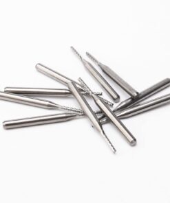 JIUWU 1.5MM Carbide End Milling Cutter,CNC Router Bits, End Mill for PCB Machine Pack of 10 13 61YmkkgvsZL