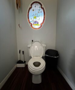 WSSROGY Elongated Toilet Seat with Built in Potty Training Seat, Magnetic Kids Seat and Cover, Slow Close, Fits both Adult and Child, Plastic, White 27 61YnSq1TypL