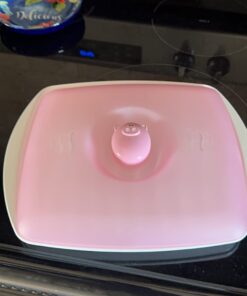 MSC International 78416 Joie Piggy Microwave Bacon Tray with Splatter Lid, Holds 4-5 Strips of Bacon, 10.5 x 8.5 x 2 38 61YndF 5YmL