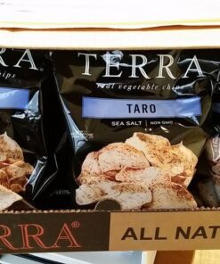 Terra Vegetable Chips, Taro with Sea Salt Real Vegetable Chips, 5 oz. (Pack of 12) Taro w/ Sea Salt 6 Ounce (Pack of 12) 11 61Yo2R7ttuL
