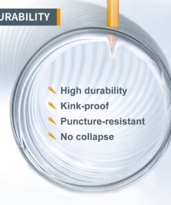 POWERTEC 70143 4" x 20' PVC Dust Collection Hose for Dust Collector for Woodworking and Shop Vacuum, 4 Inch Dust Collector Hose for Dust Collection Fittings, Clear 4" x 20' 18 61YoDLXjjGS