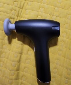 RENPHO Lite Massage Gun with Heat, Mini Massage Gun Deep Tissue, Type C Charging Portable Body Deep Tissue Massager Gun, Quiet Percussion Muscle Massage Gun, Gift for Mom-FSA and HSA Eligible Grey 61 61YoOSkcnpL