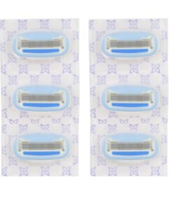 Amazon Basics 5-Blade Razor Refills for Women, 6 Count (Fits Amazon Basics Razor Handles Only) (Previously Solimo) 6 Count (Pack of 1) 6 Refills 13 61YqiVcMTPL