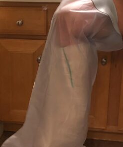 Brownmed - Seal-Tight Freedom Cast & Bandage Protector - Shower Cast Cover for Legs - Waterproof Shower Protector - Leg Cast Bag for Shower & Swimming - Adult Leg 65 61YrLhWQeYL