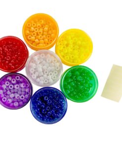 GMS 7 Stack-able Pill Organizers with 2 Lids and 7 Day Adhesive Labels for Organizing Vitamins, Supplements, and Medications (Medium Rainbow, 7 3/4 Inches in Height 2 Inches in Diameter) Medium (Pack of 1) 12 61YrZqQhBqL