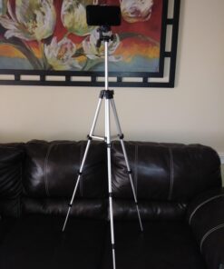 Acuvar 50" Smartphone/Camera Tripod Fits All Smartphones iPhone 12 Max, 11 Pro Max, 11 Pro, 11, Xs, Max, Xr, X 8, 8+, 7, 7 Plus, Android Note 10 (Universal Mount + Remote) Universal Mount + Remote 66 61YsPaxXoL