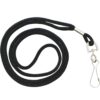 HOSL Black Lanyards 100 Pack Badge Lanyards Bulk Office Lanyard ID Card Lanyards Business Card Lanyards Students Lanyards Employee Lanyards Key Lanyards with Swivel Hook (Black) 100pack 12 61Ytijsi8qL