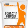 BULKSUPPLEMENTS.COM BCAA 2:1:1 Powder - Branched Chain Amino Acids. BCAA Powder, BCAAs Amino Acids Powder - Unflavored & Gluten Free, 6000mg per Serving - 167 Servings, 1kg (2.2 lbs) 167 Servings (Pack of 1) 6 61YtzZqFn6L