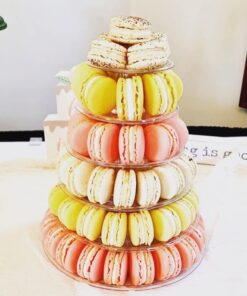 6 Tiers Round Macaron Tower Stand Cake Display Rack Cupcake Stand Desserts Display for Wedding Birthday Decor 28 61YwyS2ej3L