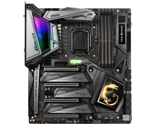 MSI MEG Z390 GODLIKE LGA1151 (Intel 8th and 9th Gen) M.2 USB 3.1 Gen 2 DDR4 Wi-Fi SLI CFX Extended ATX Z390 Gaming Motherboard