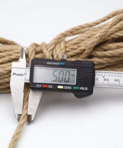 KINGLAKE Natural Thick Strong Jute Rope 66 Feet 5mm 3 Ply Hemp Rope Cord for Arts Crafts DIY Decoration Gift Wrapping 5mmx66 ft Brown 26 61Z 5lFYVnL