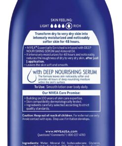NIVEA Essentially Enriched Body Lotion,Dry to Very Dry Skin, 16.9 Fl Oz, Package may vary 16.9 Fl Oz (Pack of 1) 42 61Z WfEuz7L