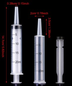 Frienda Large Plastic Syringe 4 Pack Measuring Syringe Tools Dispensing Multiple Uses(20 ml) 20 ml 23 61Z0HOnI6L