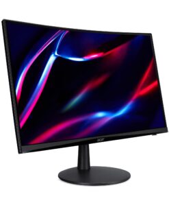 Acer Nitro 23.6" Full HD 1920 x 1080 1500R Curve PC Gaming Monitor | AMD FreeSync | 75Hz Refresh | 1ms (VRB) | ZeroFrame Design | 1 x HDMI 1.4 Port & 1 x VGA | ED240Q bi 23.6-inch 17 61Z0s1y59XL
