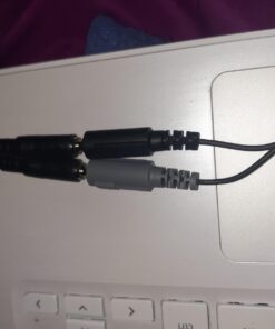 StarTech.com Headset Adapter, Microphone and Headphone Splitter - 3.5mm Male Aux to 3.5mm Female Audio & Mic Combo Jack Y Cable for Laptop / PC (MUYHSMFF) Black Male to Female 42 61Z0u4Ng4jL