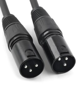 DISINO XLR Splitter Cable, 3 Pin XLR Female to Dual XLR Male Patch Y Cable Balanced Microphone Splitter Cord Audio Adaptor- 1.5 Feet 1.6 Feet 10 61Z1xIOy6L