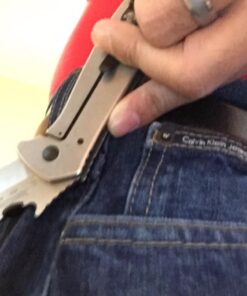 Kershaw Large CQC 4KXL Pocketknife from Kershaw-Emerson (6055) Delivers Durability and Classic Strength with Instant Open, Frame Lock, Reversible Pocket Clip and Precision Technology; 6.1 oz 38 61Z4ACuiUhL