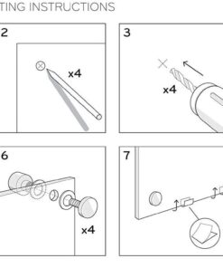 U Brands Magnetic Glass Dry-Erase Board, 96 X 48 Inches, White Frosted Surface, Frameless Dry Erase Board 47'' x 96'' 11 61Z4PUG 2uL