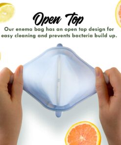 Mikacare Enema Bag Kit Clear Non-Toxic Silicone. for Coffee and Enema Kit for Colon Cleansing - Enema Detox - 2 Quart - Home Colonic Kit - Enema Coffee not Included 26 61Z4hTzQejL