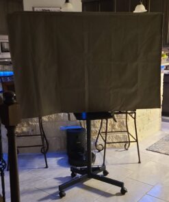 KHOMO GEAR Outdoor TV Cover Universal Weatherproof Protector for 55-58 Inch TV - Fits Most Mounts & Brackets, Grey 55'' - 58'' 17 61Z4lKoCCaL