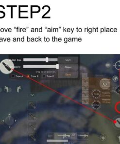 MIWORM Mobile Controller - Mobile Game Controller, Cellphone Game Trigger, Battle Royale Sensitive Shoot and Aim Gift for Kids (Mobile Game Controller E) Mobile Game Controller E 21 61ZAv5m1AhL