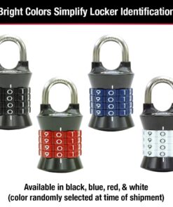 Master Lock 1535D Locker Lock Set Your Own Combination Padlock, 1 Pack, Colors May Vary Number Combo 11 61ZBzkvjz4L