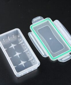 Orchidtent 4 Pieces Clear Plastic Waterproof Battery Storage Case Holder Organizer for 18650 Batteries / 16340 Batteries / CR123A batteries 15 61ZC5BuWZtL