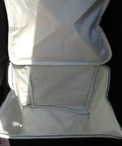 Tuff Viking Convertible Large 3 Compartment SUV Trunk Organizer | Grocery Organizer w Tie Down Straps and Insulated Leakproof Cooler Bag for Cars, Trucks and SUVs. PATENTED (4-in-1 w/Cooler, Black) 3-in-1 w/ Cooler bag 26 61ZDIy5y DL