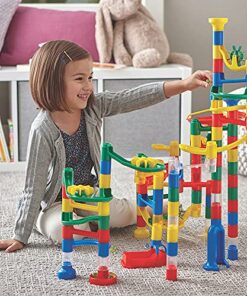 Marble Run: 123 Piece Set (103 Durable Pieces and 20 Marbles) Exclusively at MINDWARE! 20 61ZDM9PSS2S