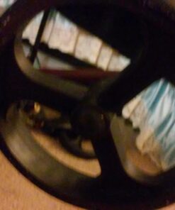 Medline Heavy Duty Rollator Walker with Seat, Bariatric Rolling Walker Supports up to 500 lbs, Large 8-inch Wheels, Burgundy 29 61ZDr789AkL