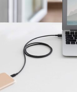 Anker 3.3ft Premium Double-Braided Nylon Lightning Cable, Apple MFi Certified for iPhone Chargers, iPhone X/8/8 Plus/7/7 Plus/6/6 Plus/5s, iPad Pro Air 2, and More(Black) 3.3 ft Black 1 13 61ZFGLcSaqL