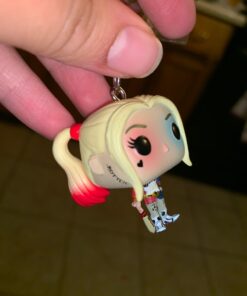 Funko POP Keychain: Suicide Squad - Harley Quinn Action Figure One Size Multi-colored 27 61ZHAY6GjmL